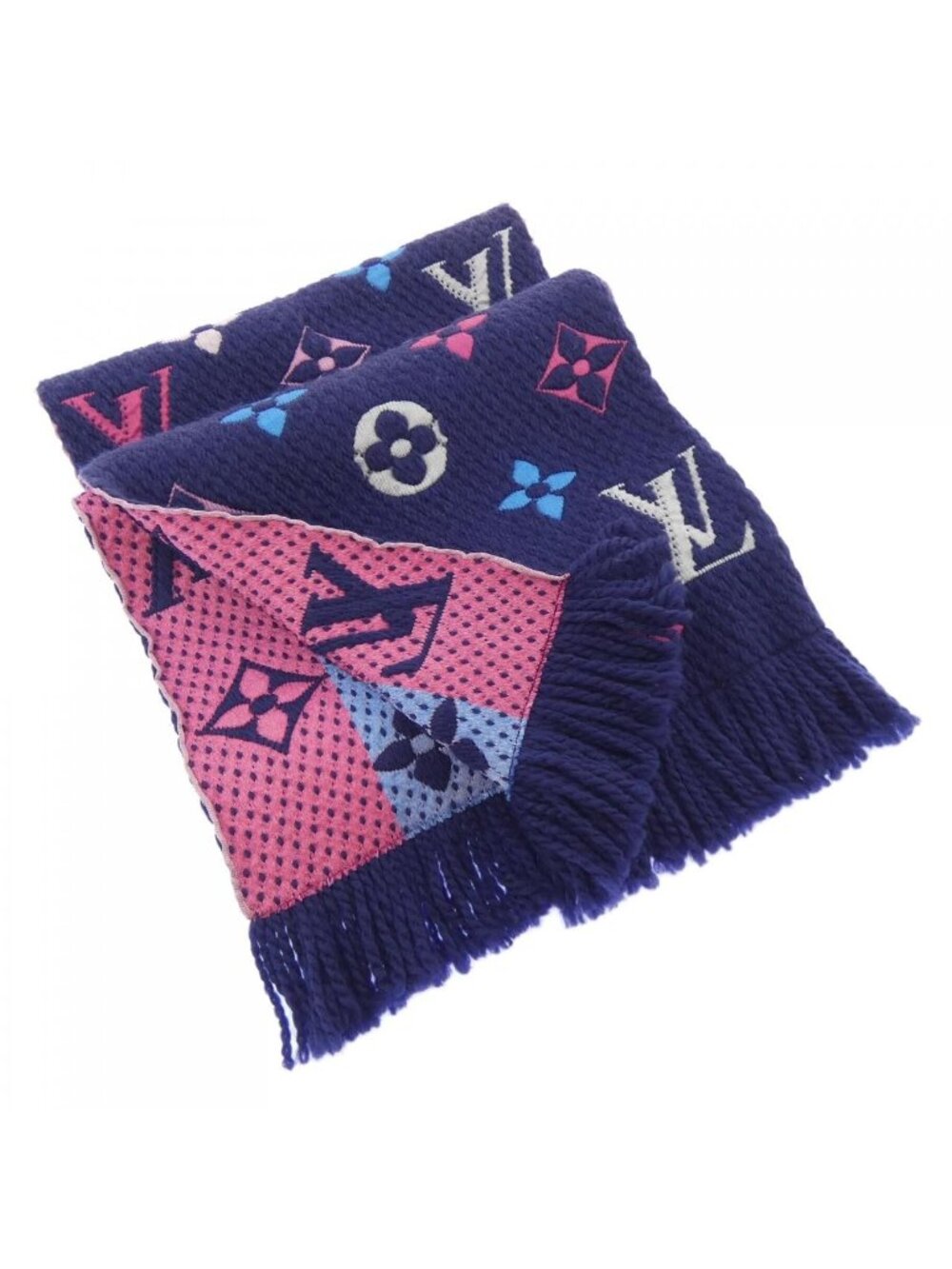 Louis Vuitton Logomania Scarf Rainbow